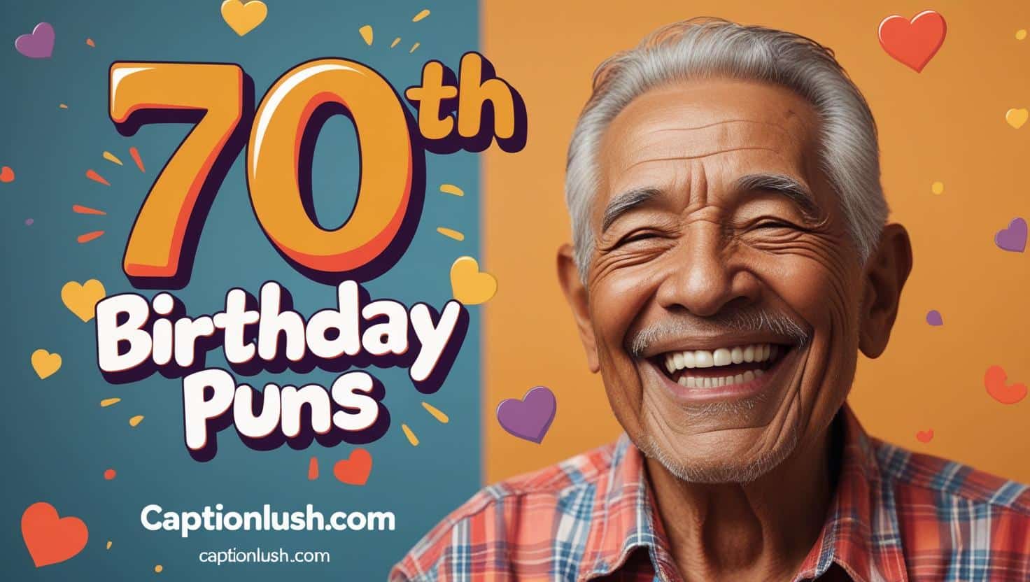 70th birthday puns